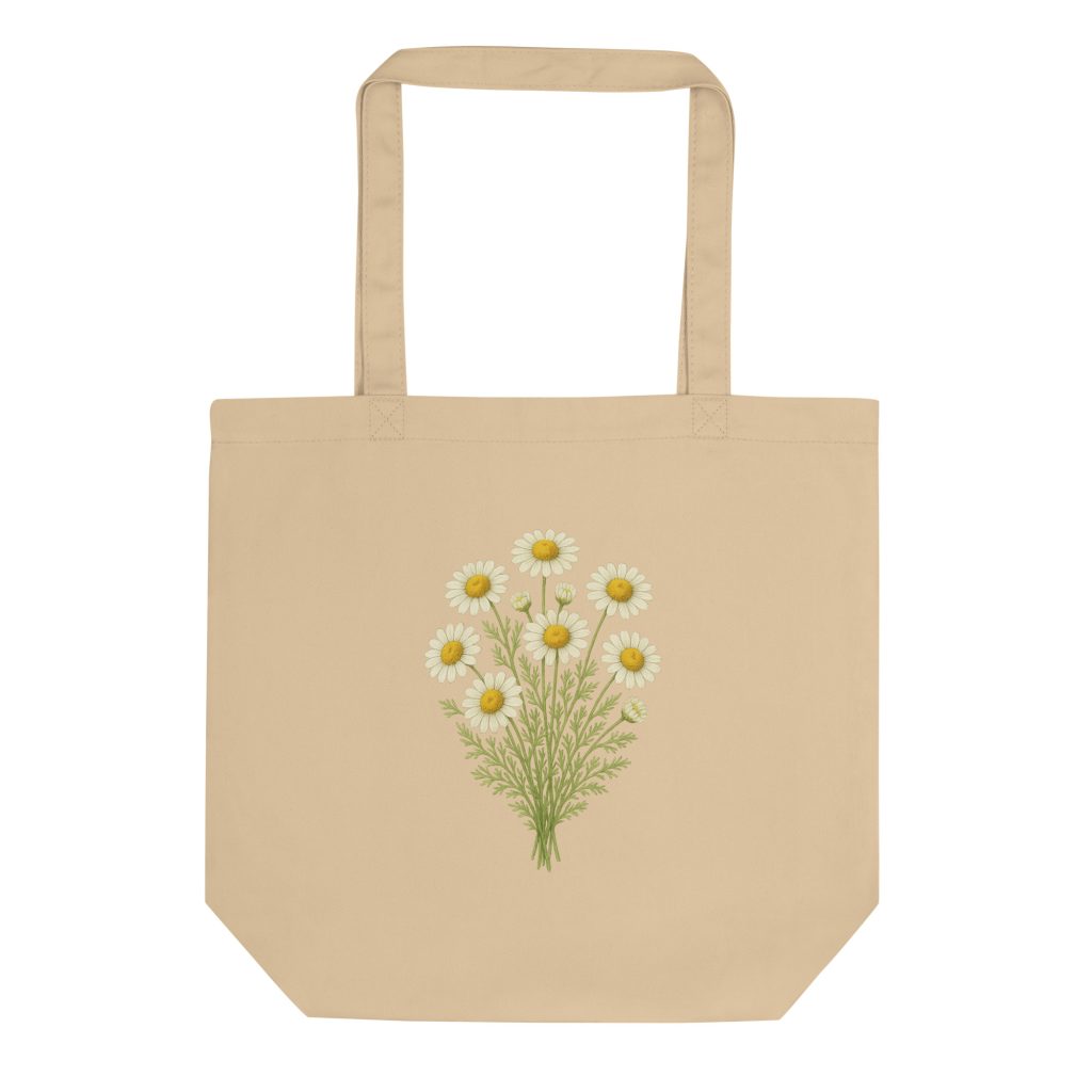 "Daisy Days" Organic Cotton Tote Bag