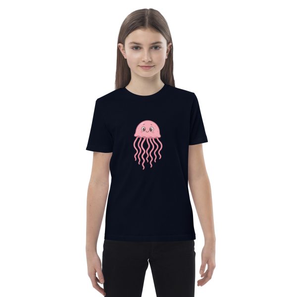 Jellyfish Joy organic cotton kids t-shirt - Image 2
