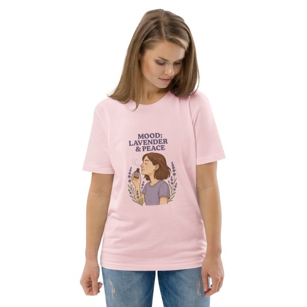 Lavender & Peace – Organic Cotton Tee - Image 3