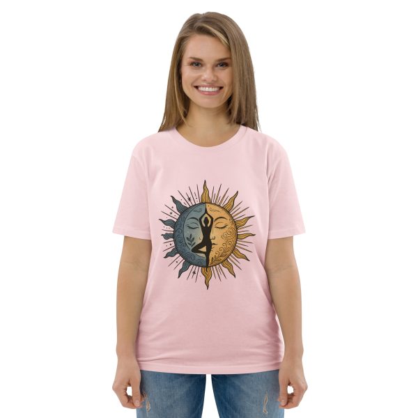 Equinox Yoga Sun Tee – Eco Cotton T-Shirt with Mandala Energy Design - Image 11