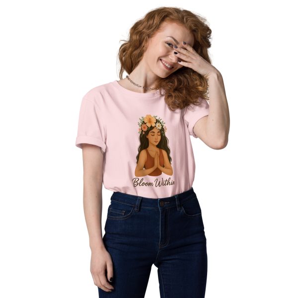 "Bloom Within" Organic Cotton Woman T-Shirt - Image 6