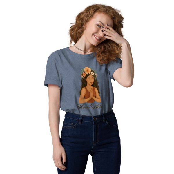 "Bloom Within" Organic Cotton Woman T-Shirt - Image 3
