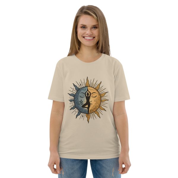 Equinox Yoga Sun Tee – Eco Cotton T-Shirt with Mandala Energy Design - Image 10