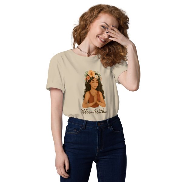 "Bloom Within" Organic Cotton Woman T-Shirt - Image 4