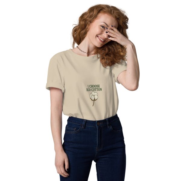 I Choose Eco Cotton – Organic Unisex T-Shirt - Image 3