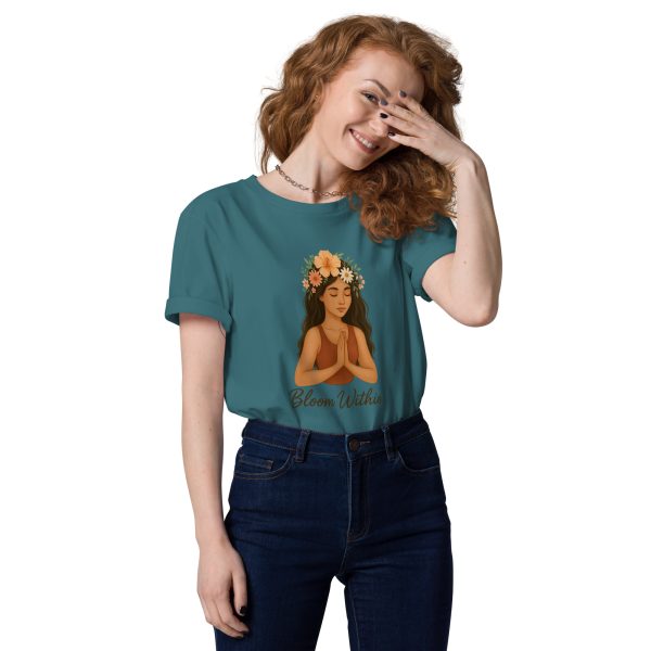 "Bloom Within" Organic Cotton Woman T-Shirt