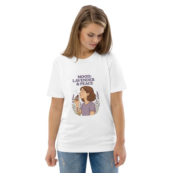 Lavender & Peace – Organic Cotton Tee - Image 4