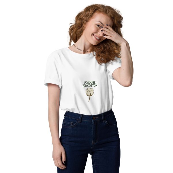 I Choose Eco Cotton – Organic Unisex T-Shirt - Image 4